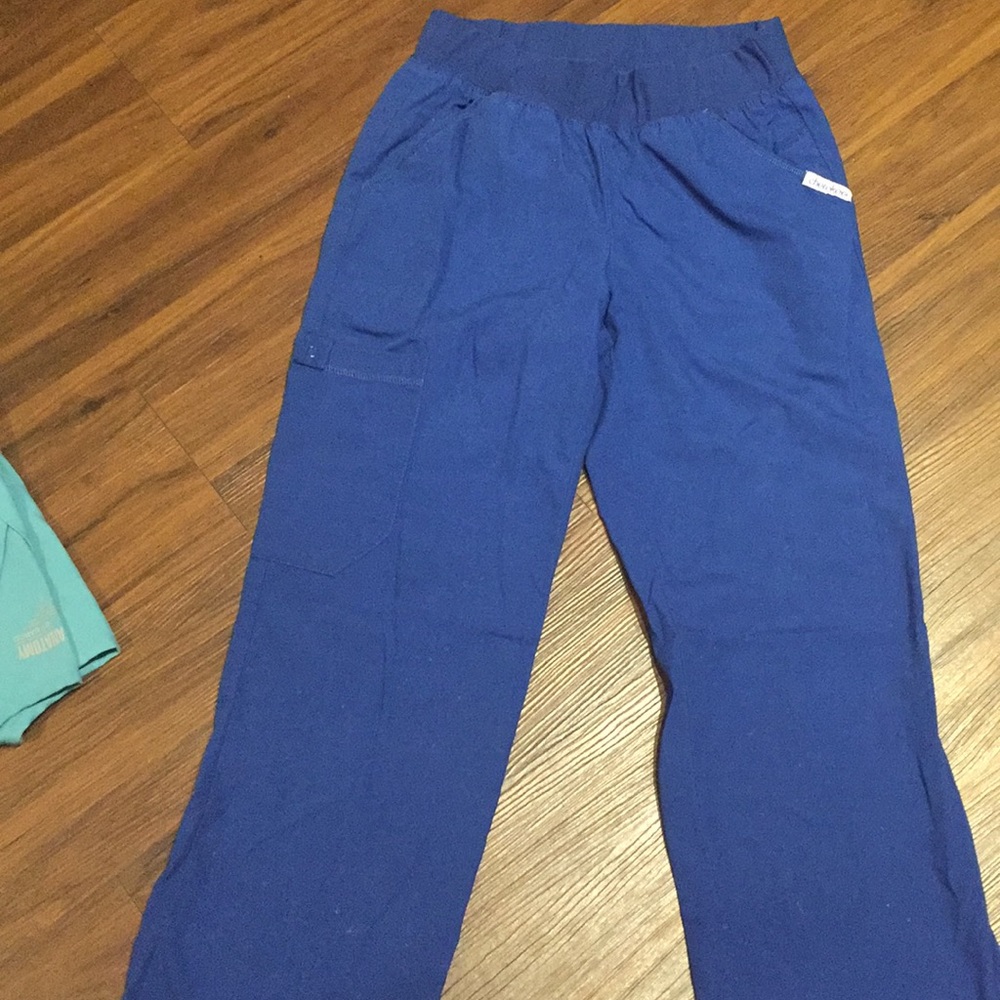 Galaxy blue scrub pants!